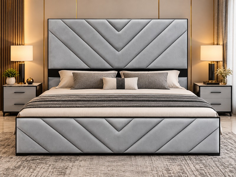 Modern Low-Profile Platform Bed