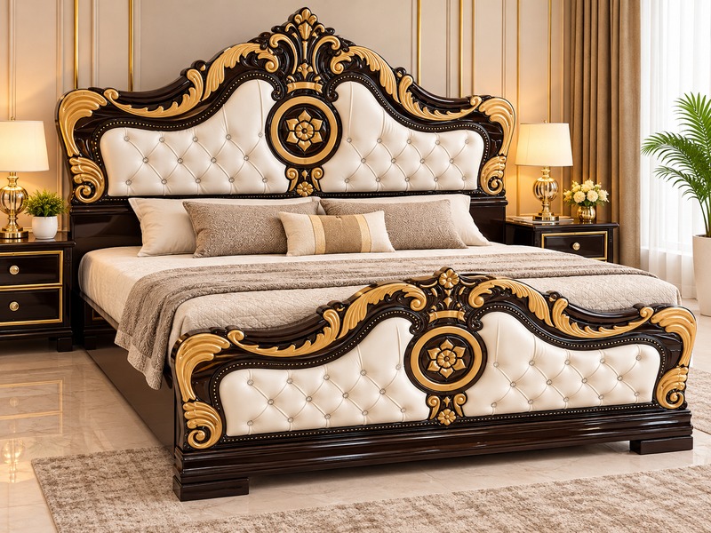 Signature Solid Sheesham Queen Bed