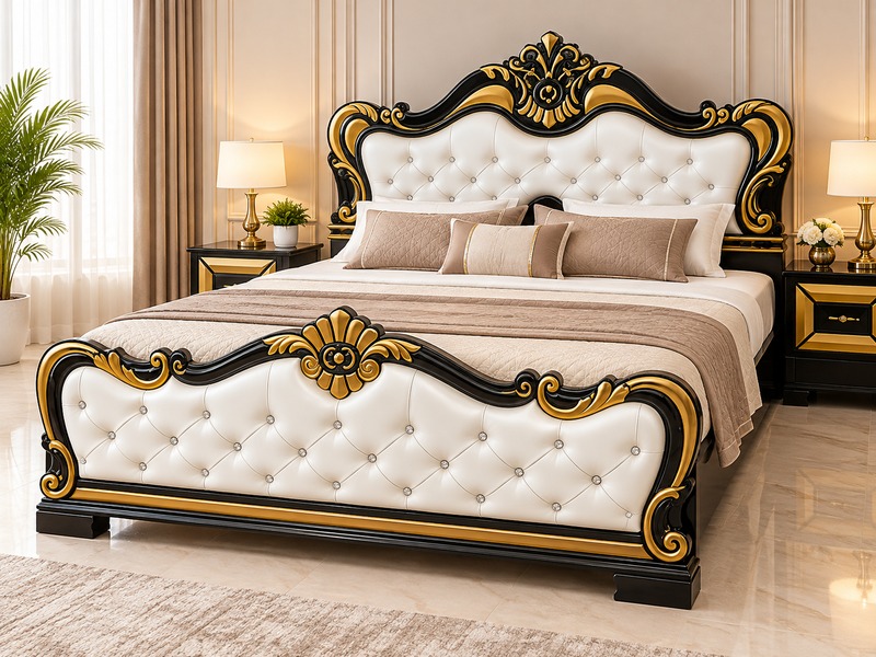 Milano Contemporary Headboard Bed